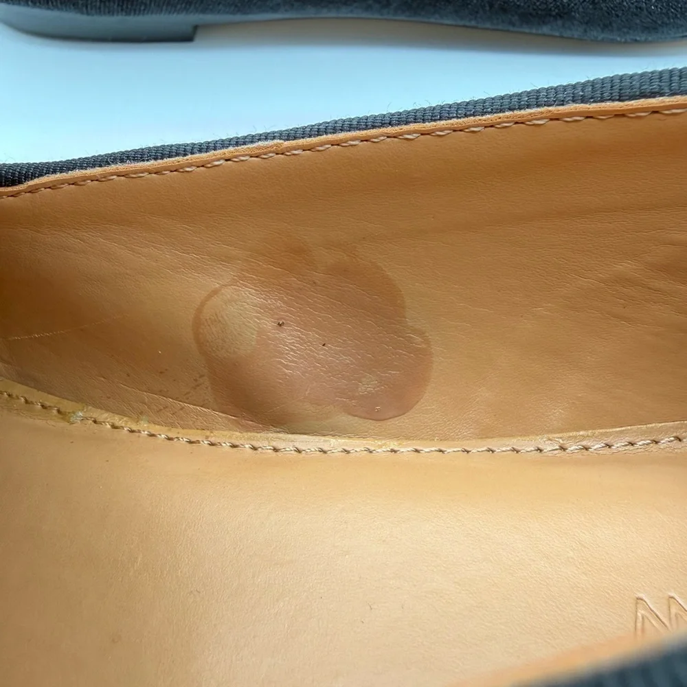 J. Crew Classic Black Velvet Slip-On Loafers – Elegant Minimalist Dress Flats - Picture 6 of 16